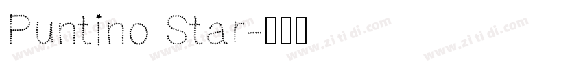 Puntino Star字体转换